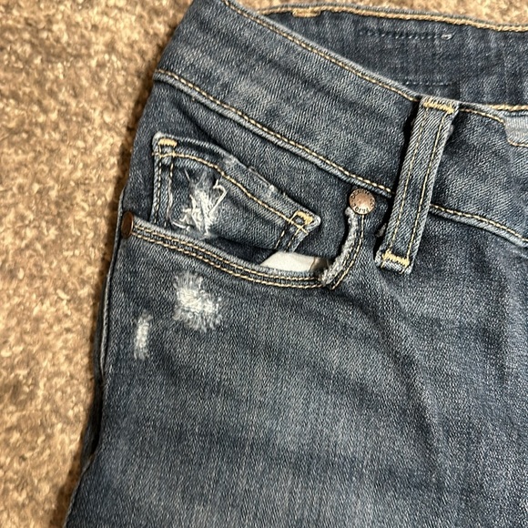 Women’s Distressed Paige Verdugo Ultra Skinny Size 26 - Picture 3 of 8